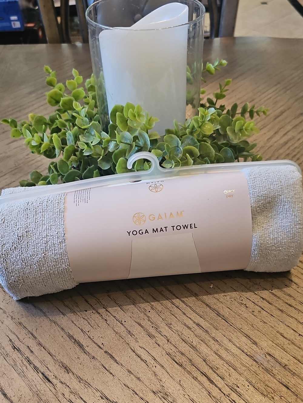 Yoga Quick Dry Towel Gray NWT